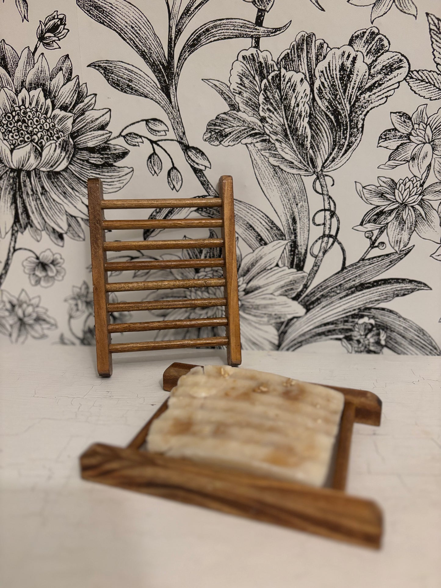 Dark Wood Soap Ladder